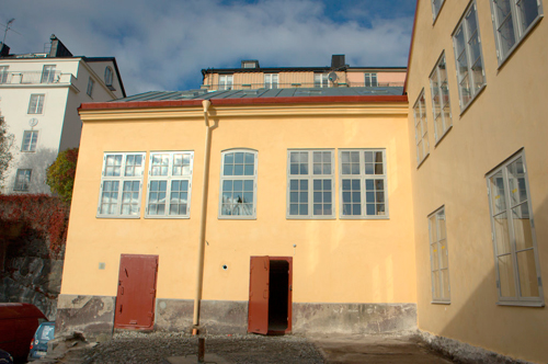 Linjons lokaler på Djurgårdsvarvet i Stockholm.