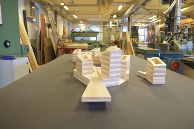 Vi fick nöjet att tillverka en modell till AIX arkitekter klurigt och roligt
